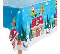 Baker Ross Nappe en Plastique motif Personnages de Noël - Par Paquet, Decoration de Table Noel (FX313)