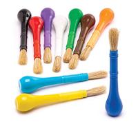Baker Ross Pinceaux Facile à Tenir (Lot de 10) - Matériel créatif pour Adultes et Enfants AW592