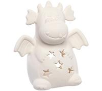 Baker Ross Porte Bougies en Céramique motif Dragon - Lot de 3, Bougeoir à Peindre et Décorer pour les Enfants (FC220)