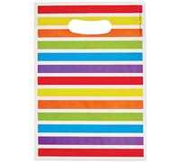Baker Ross Sac Anniversaire Enfant motif Arc en Ciel - Lot de 10, Decoration Anniversaire Enfant (FC998), Sac de Fête