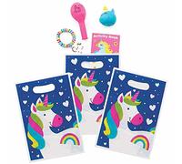 Baker Ross Sac Anniversaire Enfant motif Licorne - Lot de 10, Decoration Anniversaire Enfant (FC976)