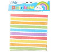 Baker Ross Serviette Table Enfant motif Arc en Ciel - Lot de 20, Decoration Anniversaire Enfant (FC996)