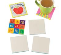 Baker Ross sous Verres en Céramique - Lot de 6, Loisirs Créatifs (EK3336)