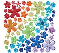 Baker Ross Strass Autocollant motif Fleurs Arc en Ciel - Lot de 180, Loisirs Créatifs pour Enfants (FC878)