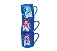 Baker Ross Tasses Bonhomme de Neige (Paquet de 4) - Loisirs créatifs de Noël pour Enfants AT257