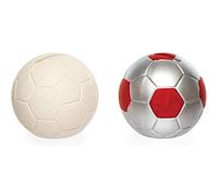 Baker Ross Tirelires ballons de football en céramique que les enfants pourront peindre et décorer - Kit de loisirs créatifs en porcelaine pour enfant (Boîte de 2)