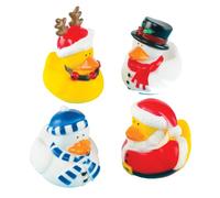 Baker Ross X275 Canards de Noël Assortis, Paquet de 4