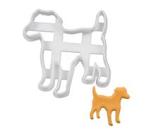 BAKERLOGY Emporte-pièce Silhouette de Jack Russell Terrier pour Biscuits | Silhouette de Jack Russell Terrier pour biscuits, anniversaires à thème chien, fondant, pâte à sucre et pâtisserie.