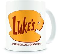 BakoIsland Luke's Diner Tasse à café inspirée par Gilmore Girls - Idéal pour Noël - Tasse rétro pour le thé - Automne - 325 ml