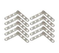 Balacoo 10 Pièces Charnière de Porte Meuble en Acier Inoxydable, Paumelle à 360 Degrés, Résistante la Rouille, Ouverture Facile, pour Portes de Placard et Fenêtres