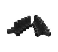 Balacoo 10 Pièces Connecteur D’angle à 3 Voies pour Tube Carré 20mm en | Assemblage Sûr et Stable, Installation et Retrait Faciles, Usage Intérieur ou Extérieur, pour Clôture et Rayonnage