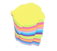 Balacoo 16 Pièces Bloc-notes Adhésif de Feuille Colorée, Papier pour Fournitures Scolaires, Portable Écriture Fluide, pour Maison et École Couleur Aléatoire