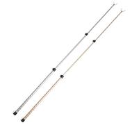 Balacoo 2pièces Perche Télescopique pour Vêtements Barre Aluminium Légère et Robuste Porte-vêtements Extensible pour Séchage Facile et Gain de Place