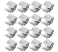 Balacoo 30 Pièces Clips de Fixation D'écran, Clips Métalliques pour Moustiquaire de Fenêtre en Acier Inoxydable, Argenté, Antirouille, Prise Sûre, pour Patio Screen et Fenêtre Rv, Maison