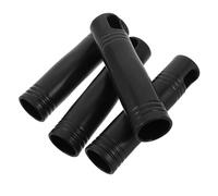 Balacoo 4 Pièces Embout de Manche en Plastique Noir pour Outil de Nettoyage, Fixation Sécurisée et Prise Confortable, Adapté au Ménage Nettoyage Domestique