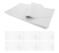 Balacoo 500 Feuilles de Papier Anti-graisse en Pâte de Bois Blanc Cuisine Familiale et Fêtes, Papier Alimentaire Absorbant L'huile, Compact et Pratique