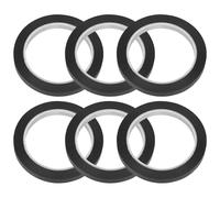 Balacoo 6 Rouleaux Ruban de Marquage PET Noir Résistant à Chaleur | Facile à Poser Retirer, Repérage de Lignes et Séparation de Zones, pour Cartes et Transformateurs