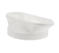 Balacoo Adaptateur Tuyau Évacuation Climatiseur Mobile Connecteur Plastique pour Interface Tuyau Climatisation Portable Raccord Compatible Extérieure Blanc
