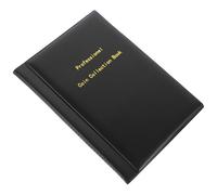 Balacoo Album de Collection pour Pièces de Monnaie Noir en PU et PVC, Protège et Organise Vos Monnaies, Portable et Pratique pour Collectionneurs