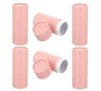 Balacoo Boîtes Cylindriques en Carton Kraft Rond pour Emballage de Flacons D'huile Essentielle, Design Créatif Polyvalent, Lot de 6 Pièces pour Artisanat Cosmétique