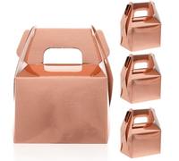 Balacoo Boîtes Présents en Papier Kraft 30 Pièces, Faciles à Plier et Réutilisables, pour Cotillons Mariage, Noël et Nouvel An