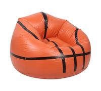 Balacoo Canapé Gonflable Basket Créatif en PVC, Marron, 110 CM | Design Sportif, Surface Thème Basket, Ergonomique, Facile à Gonfler et Dégonfler, pour Pique-niques et Jardin