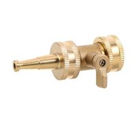 Balacoo Connecteur de Tuyau D'arrosage avec Vanne à Bille et Interrupteur Pratique en Cuivre Installation Facile Débit d'eau Réglable pour Arrosage de Jardin et Pelouse