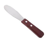 Balacoo Couteau à Fromage et Grattoir à Confiture en Acier Inoxydable Manche en Bois, Racloir à Beurre Dentelé Résistants et Pratiques pour Ustensiles Cuisine