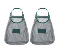Balacoo Filets à Légumes Respirants en Polyester Vert 2 Pièces pour Rangement Maison, Paquet à Fruits Résistants et Suspendus, Utilisation Polyvalente