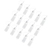 Balacoo Flacons à Embout Aiguille en Pe et Métal de 10ml Lot de 15 pour Colle Polyvalente Revêtement Transparent et Stockage de Liquides pour Laboratoires Scientifiques