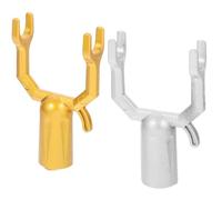 Balacoo Fourche à Perche de Séchage Suspendre et Séchage Extérieur Facile 2pcs en Alliage D'aluminium Tête de Tringle à Vêtements Remplaçable