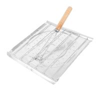 Balacoo Grille Polyvalente Grille-Tortillas et Plaque de Cuisson Maïs pour Barbecue de Camping Pliable en Acier Inoxydable Usage Extérieur ou Intérieur