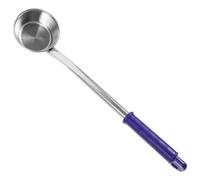 Balacoo Grosse Louche à Long Manche en Acier Inoxydable, Cuillère Pratique et Facile à Nettoyer pour Cuisines et Cantines, Plusieurs Styles Argenté