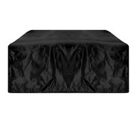 Balacoo Housse de Protection et Boîte de Jardin en Tissu Oxford Imperméable Couverture Complète Noir pour Coffre de Rangement Extérieur pour Mobilier de Jardin Usage Extérieur