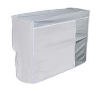 Balacoo Housse de Protection pour Groupe de Climatisation Extérieure en Polyester Argenté Surface Hydrophobe et Design Anti-pluie pour Fête Temps Orageux