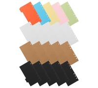 Balacoo Intercalaires de Classeur Portables en Papier 20pcs pour Référence Rapide et Organisation Accessoires Étude Bureau