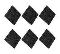Balacoo Lot de 6 Filtres en Éponge pour Poubelle à Compost Carrée Noire, Installation Facile Filtration Haute Efficacité Cuisine Intérieure