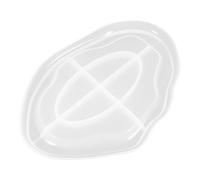 Balacoo Moule en Silicone pour Plateau de Nuage Irrégulier, pour Résine Diy, Plateau Décoratif Surface Miroir, Matériau Souple et Solide