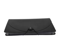 Balacoo Organisateur de Reçus B6 Noir en Plastique 8 Couches, Pochettes Individuelles et Onglets pour Usage Scolaire et Voyage