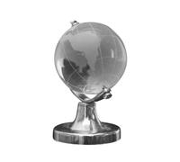 Balacoo Ornement Globulaire Effet Pratique et Design Unique Ornement Globulaire en Cristal Décoratif Mini Globe Terrestre Créatif et Élégant pour Bureau et Maison
