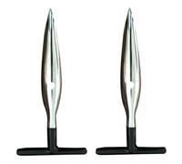 Balacoo Outils pour Ouvrir Noix Facile à Utiliser en Acier Inoxydable Noir, Lot de 2pcs Cuisine et Domicile