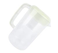 Balacoo Pichet D'eau Froide Transparent 4000ml en Plastique Pp avec Couvercle, Grosse Capacité, Facile à Mesurer Nettoyer, Maison Salons de Thé
