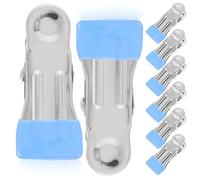 Balacoo Pince pour Bache Piscine en Acier Inoxydable Lot de 30 Clips de Couverture de Piscine Hiver Résistants la Rouille et Fixation Extérieure
