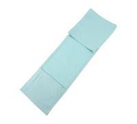 Balacoo Pochette de Rangement Latérale Organisateur Pratique Compartiments D'accoudoir pour Canapé en Coton 100% Naturel, Taille Petite, Couleur Bleu Clair pour Télécommande et Objets