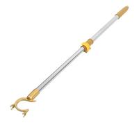 Balacoo Poteau à Linge Télescopique en Aluminium Réglable 53-78cm Doré | Penderie, Placard et Dressing, Rangement Compact, Manipulation Rapide des Vêtements, Usage Domestique ou Extérieur