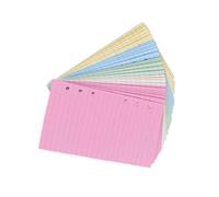 Balacoo Sets de Sets de Feuilles Mobiles Colorées pour Recharge de Cahier en Papier Lot de 3 A6 Maison Magasin