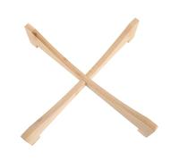 Balacoo Soucoupe à Plantes en Pot en Bois, Plateau à Quatre Pieds, Beige, Support Stable, pour Plantes Vertes et Pots de Fleurs, Jardin et Intérieur, Entretien Facile