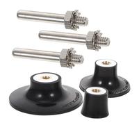 Balacoo Support de Disque de Ponçage Verrouillage Rapide, Adaptateur pour Perceuse Électrique, Lot de 3 Set de Set de Pièces, Accessoire pour Polissage et Ponçage Multi-taille, Compatible