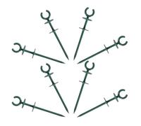 Balacoo Support de Tuyau D'arrosage Autoportant 8 Pièces 3/4 Pouces | Guide D’angle pour Jardin et Parterre, Installation Simple, Réduit L’usure, Limite Torsions et Pliures