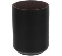 Balacoo Tasse à Thé Vintage en Céramique Noire 250ml pour Maison | Ronde, Décorative et Lisse, Usage Hôtelier, Style Rétro Classique, Gobelet Compact Polyvalent